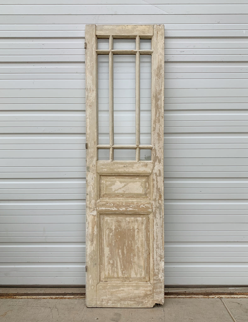 2 Panel 9 Lite Single Antique Door
