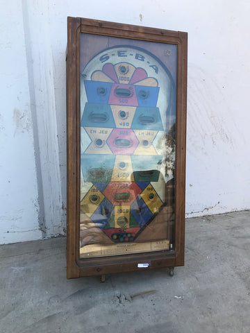 Old French Pinball Game Machine