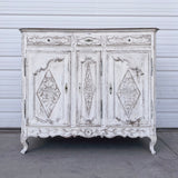 Painted French Antique Sideboard