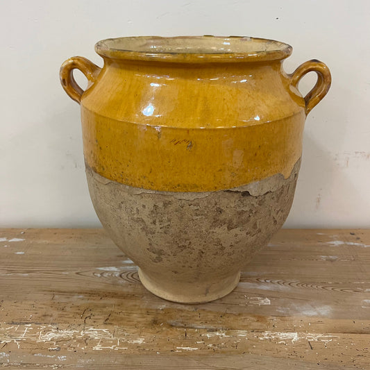 Yellow Confit Pot