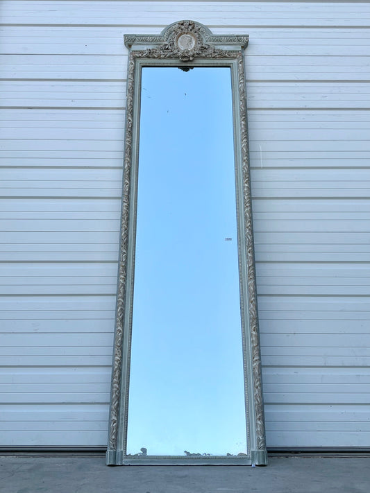 Painted French Full Length Rectangle Mirror