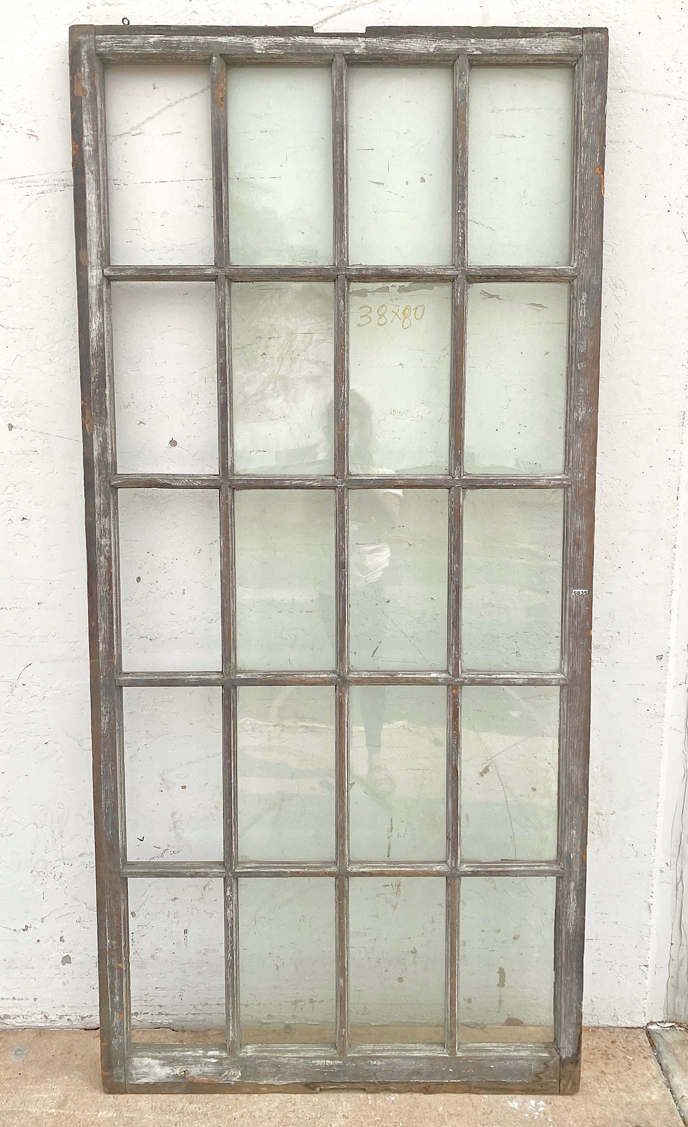 Rectangle 20 Pane Wood Frame Window