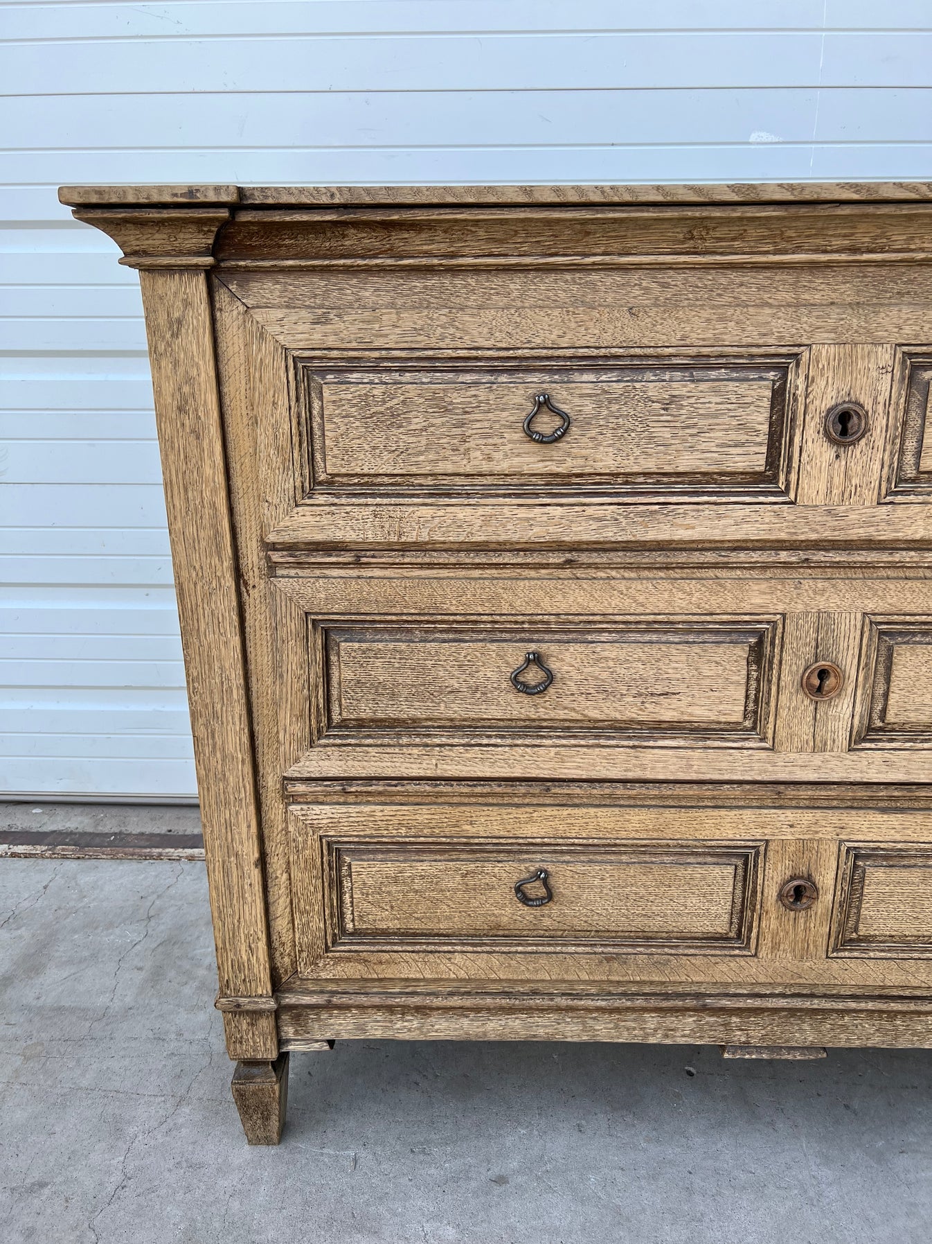 Bleached French Chest of Drawers / Dresser