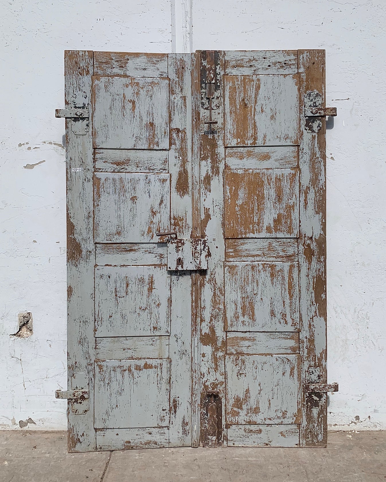 Pair of 4 Panel Chippy Wood Doors