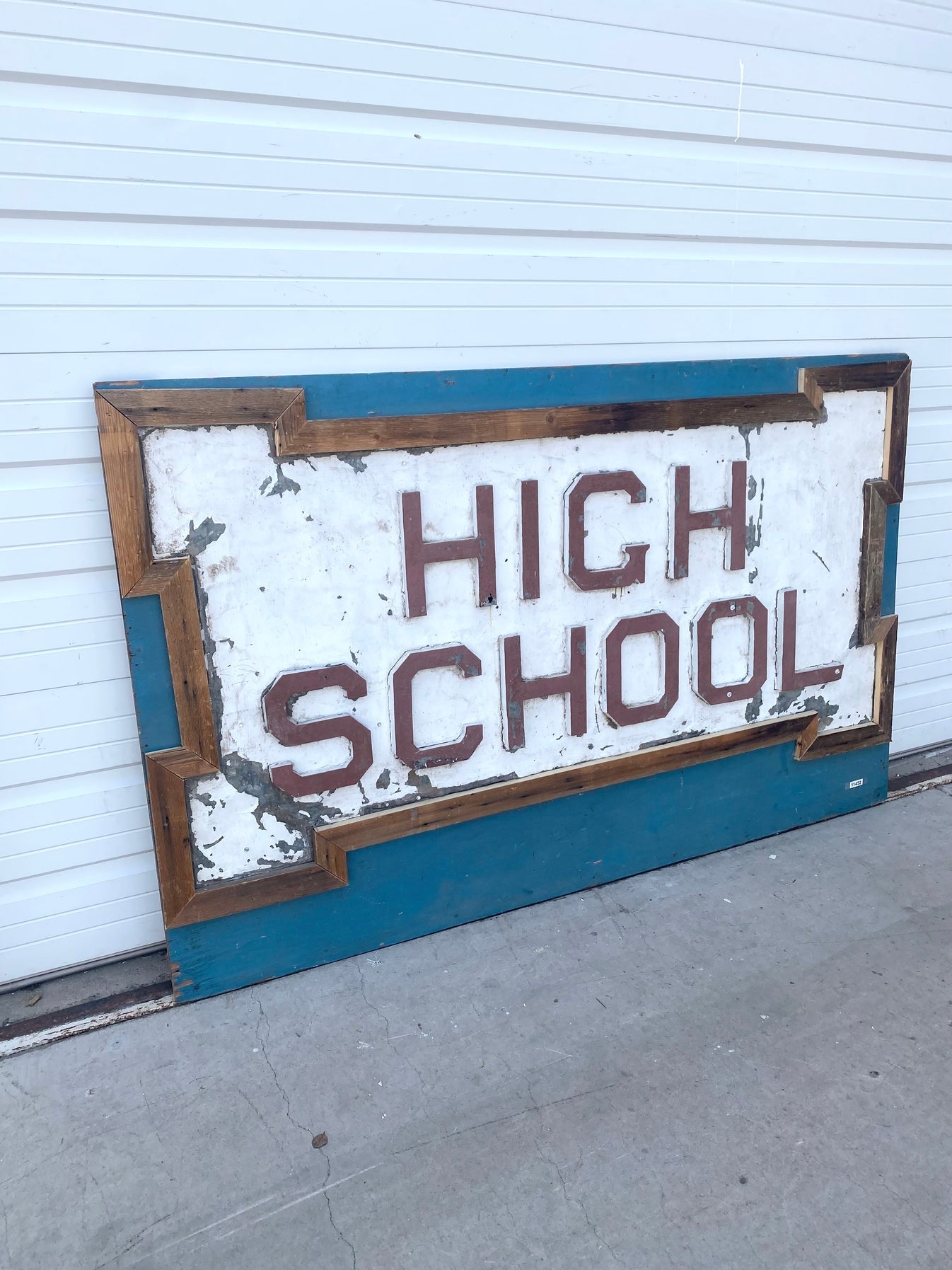 'High School' Sign