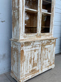 Antique French Painted Hutch/Cabinet