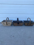 Wooden Gathering Crate with Handle