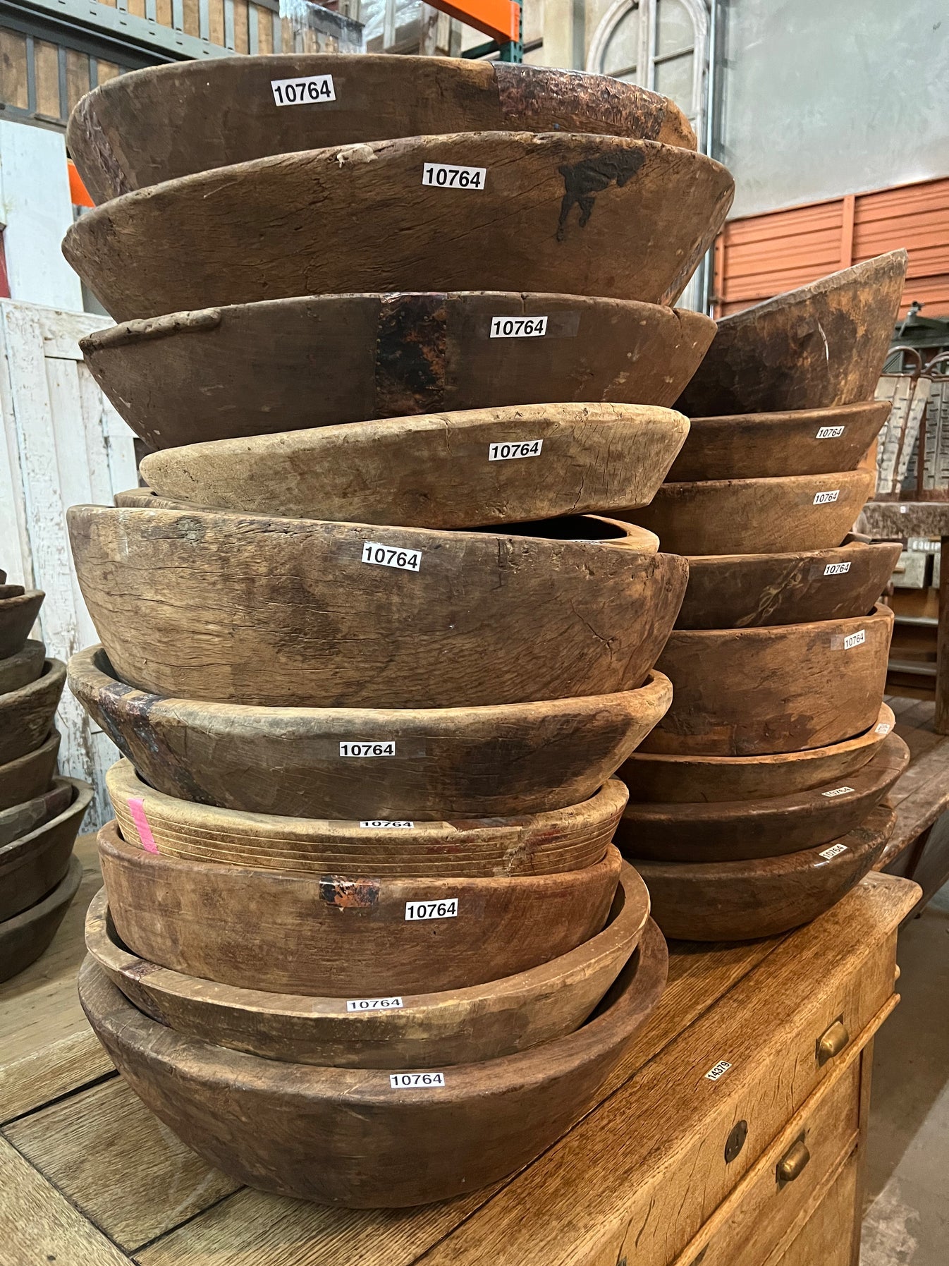 Rustic Wooden Turkish Bowl