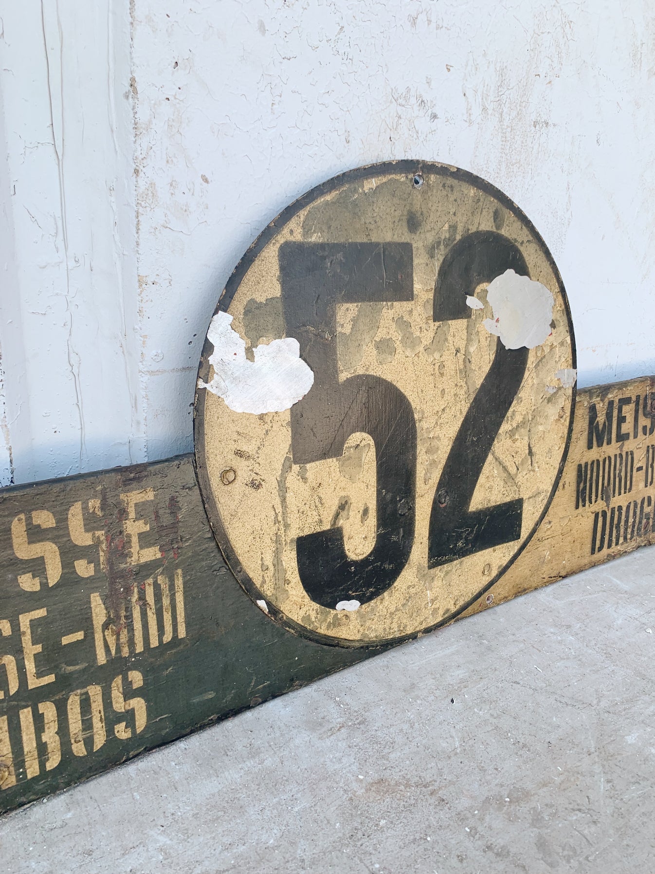 Drogenbos "52" Belgian Sign