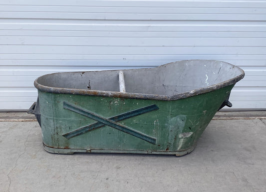 French Zinc Tub from Isle Sur La Sorgue, France