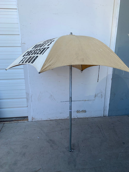 "Use Voigts Crescent Flour" Umbrella