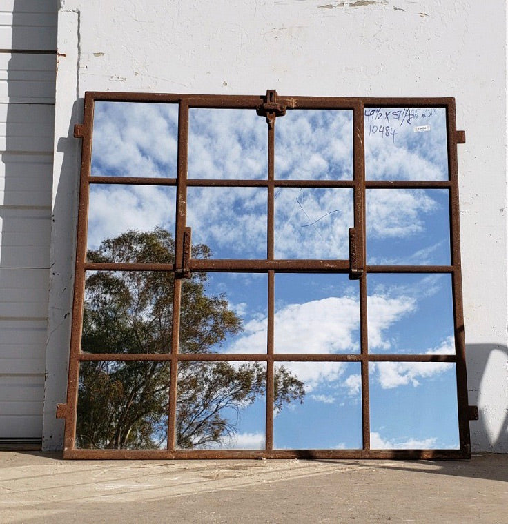 16 Pane Repurposed Rectangle Mirror
