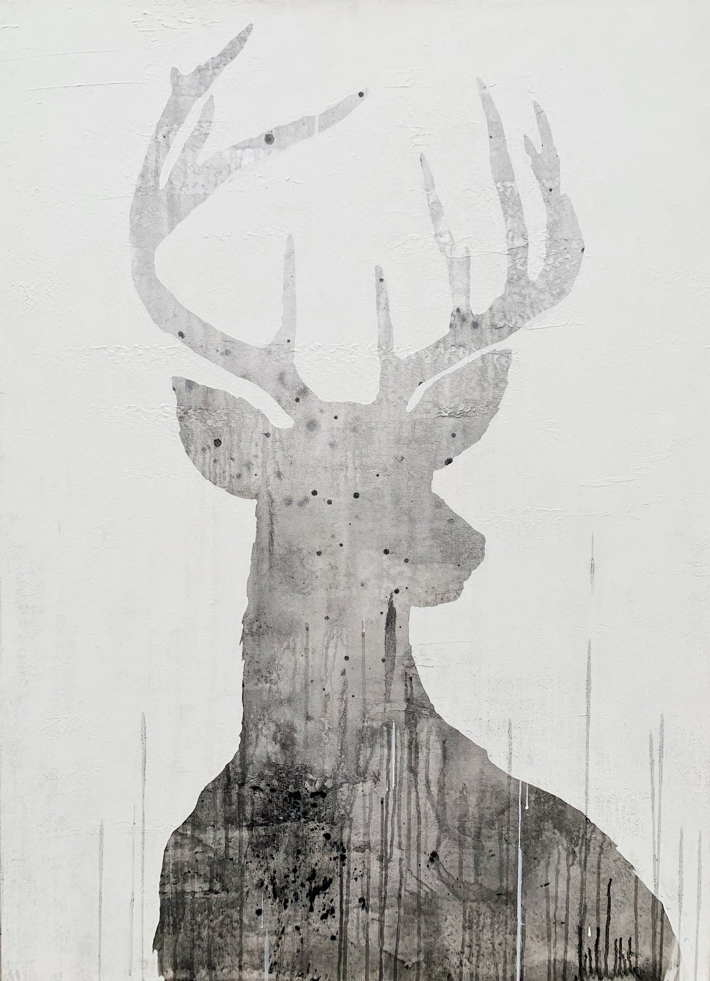 Jonathan Peter “Antlers” Mixed Media