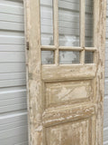 2 Panel 9 Lite Single Antique Door