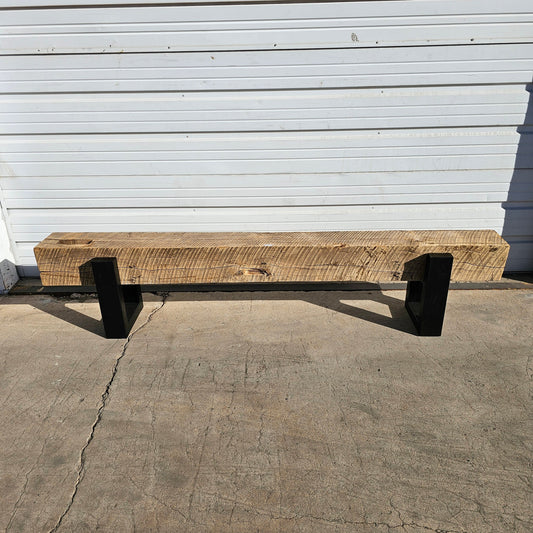 Antique Barn Beam Bench 7 Foot
