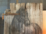 Barn Door with Horse Painting