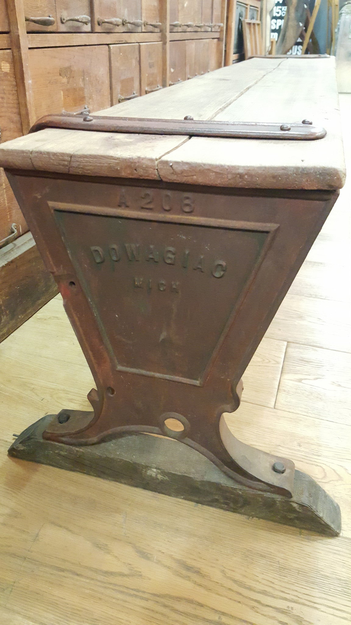 Antique "Dowagiac" Seed Bench
