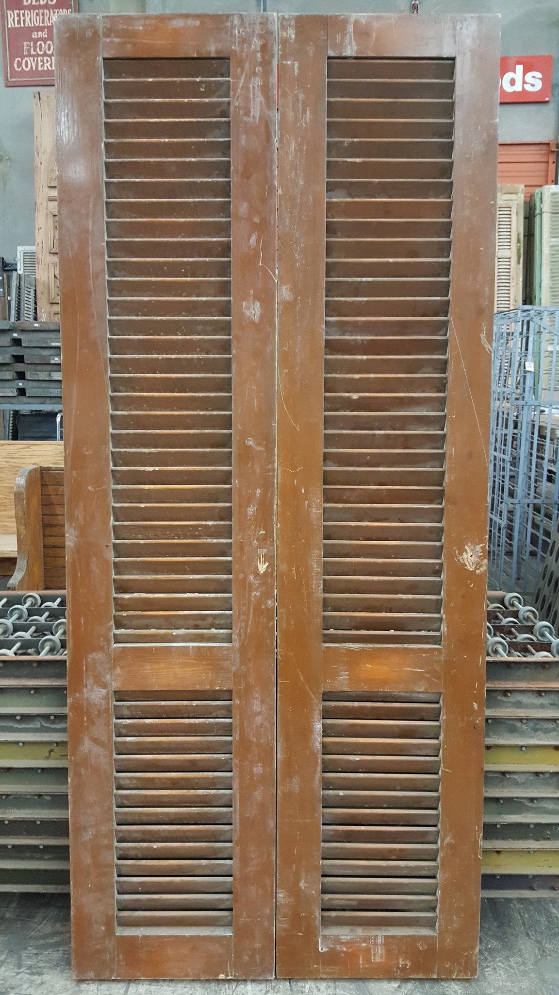 Pair of Wooden Shutters