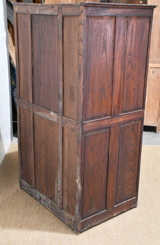 Country Store Tall Cabinet with Various Sized Drawers