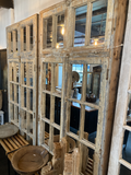 Wood Window with Mirrors in Frame