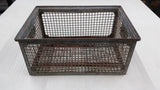 Heavy Industrial Metal Mesh Crate with Handles