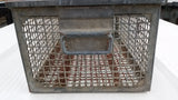 Heavy Industrial Metal Mesh Crate with Handles