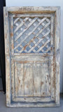 Door with Lattice Window