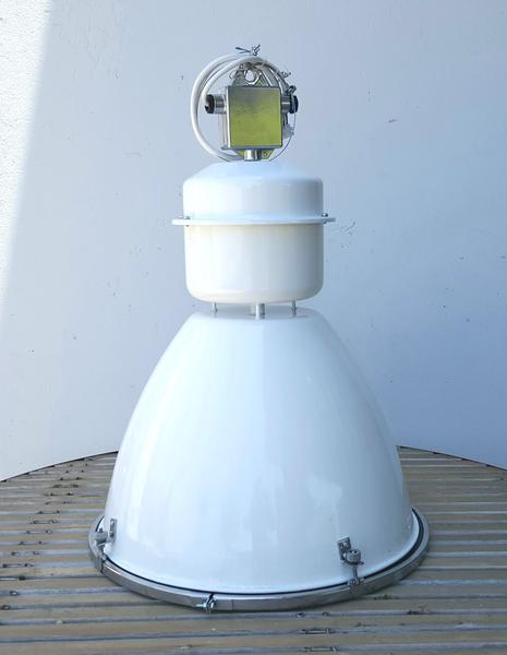 Industrial White Factory Pendant Light