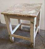 Painted Wooden Stool