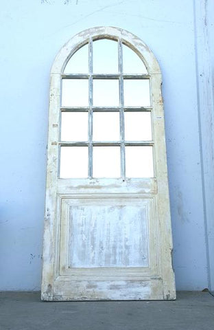 Arched Door with Mirrored Panels