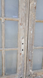 Pair of 10 Lite Distressed French Doors