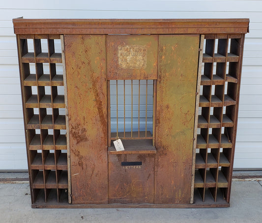 Salvaged Post Office Shelf / Cabinet