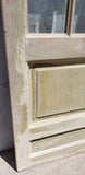 2 Panel 9 Lite Single Washed Wood Door