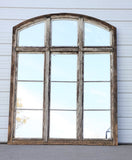 Wood Window with 12 Mirrored Panes