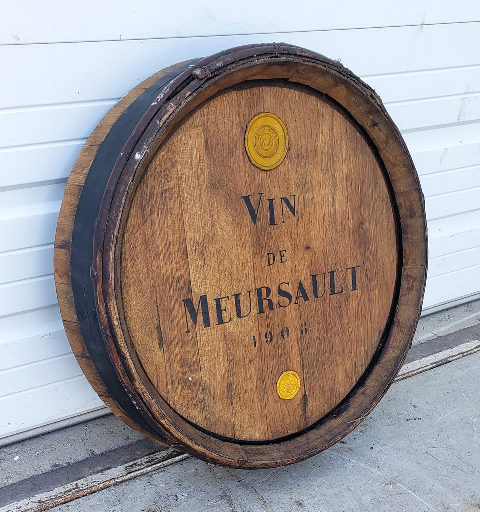 Small French Wine Barrel Front