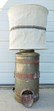 Antique Coffee Grinder/Container Lamp