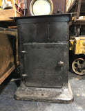 Black Cast Iron Table Base with Door
