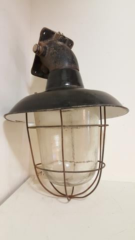 Industrial Caged Factory Light