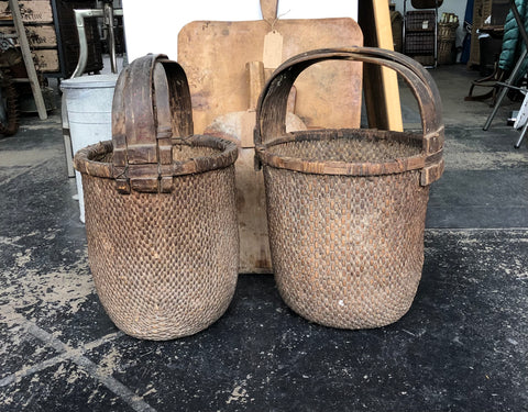 Tall Basket with Handle