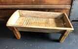 Wood Wash Trough with Legs