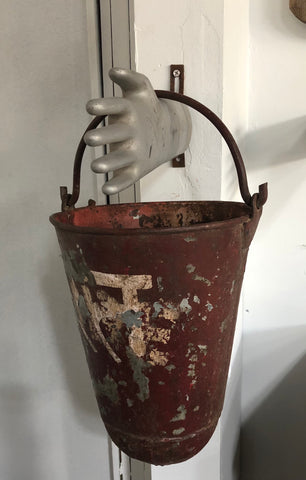 Vintage Iron Fire Buckets