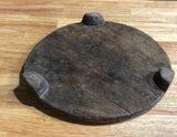 Raised Dark Wood Chapati Board