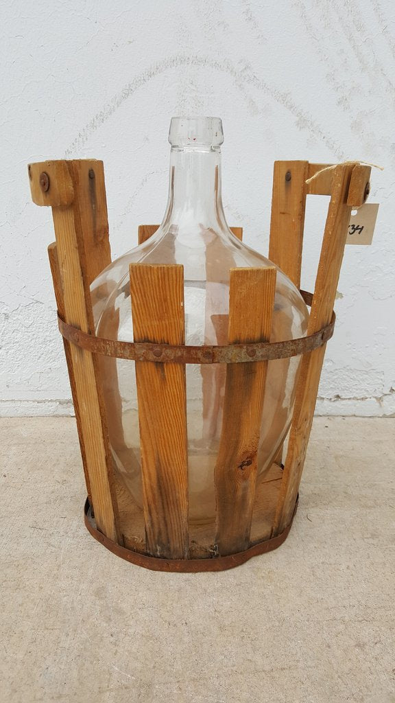 Swedish Beer Bottle in Basket