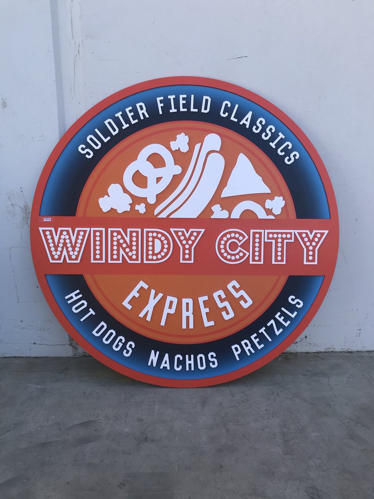 Windy City Express Sign from Soldier Field