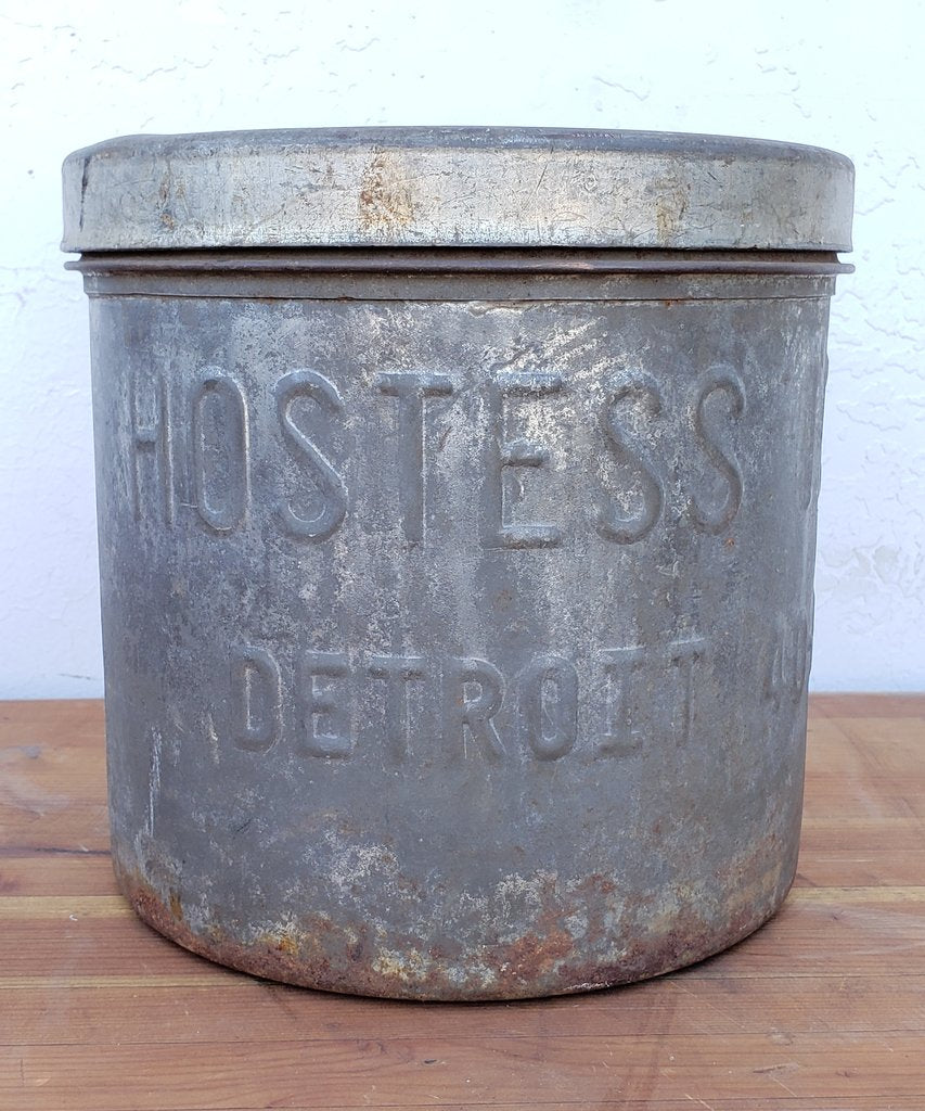 Metal Hostess/Detroit Ice Cream Bucket