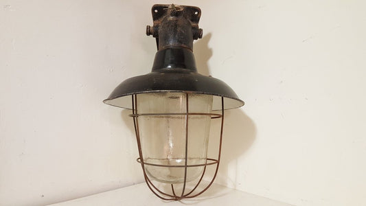 Industrial Caged Factory Light