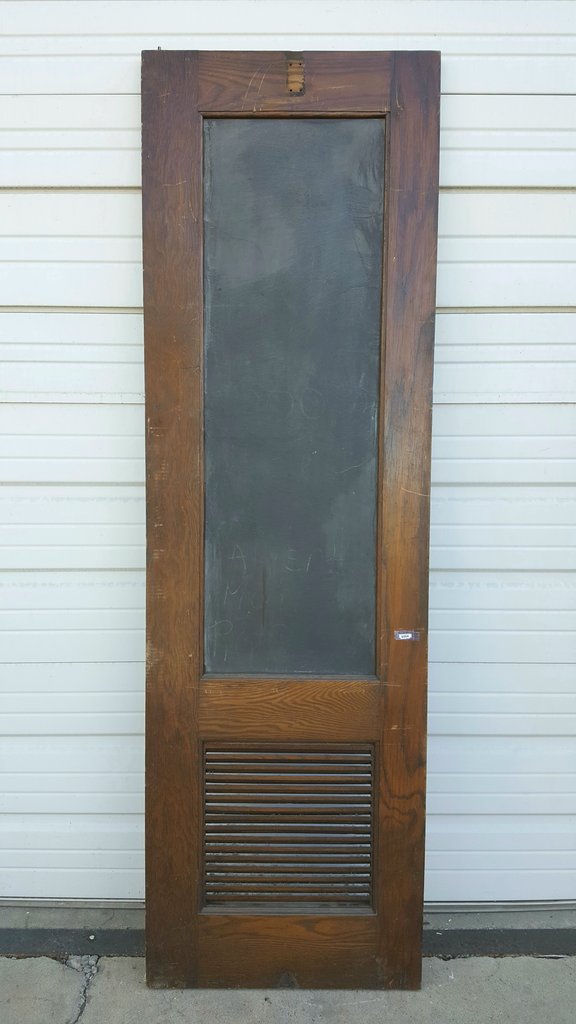 Slate Insert Single Wood Door