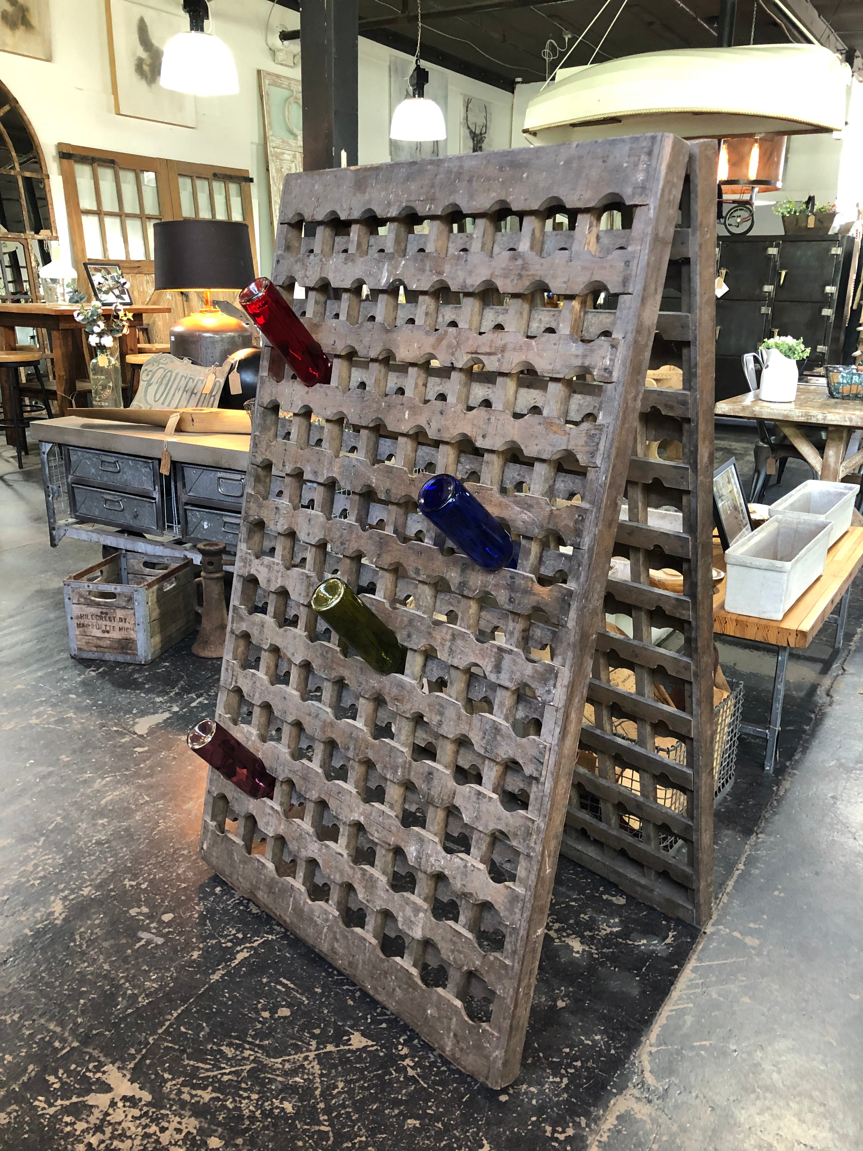 Vintage Wine/Champagne Riddling Rack from France – Antiquities ...