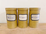 Antique Yellow Herb Canister