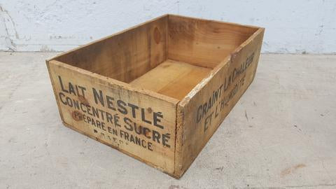 Wooden French Crate